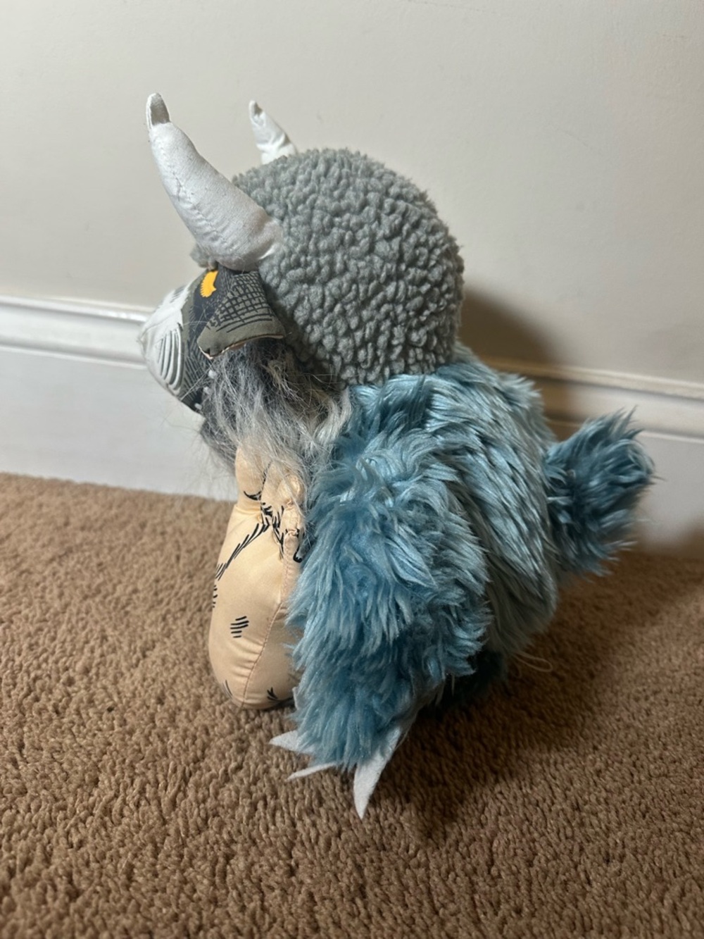 Where the Wild Things Are Bernard Blue Bull Plush Stuffed Toy Crocodile Creek 16 - Picture 2 of 7